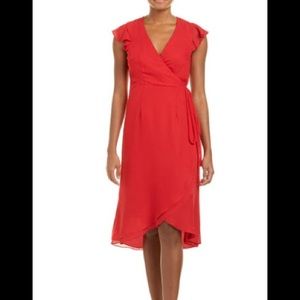 Nanette Lepore Goodnight Irene wrap dress Red, 12